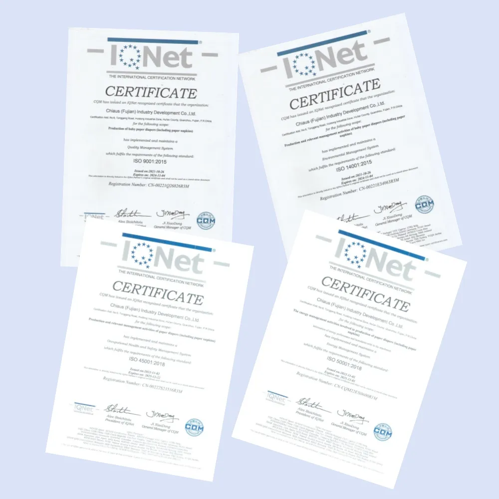 Pull Up Pants for Adults certificate Pull Up Pants for Adults certificate
